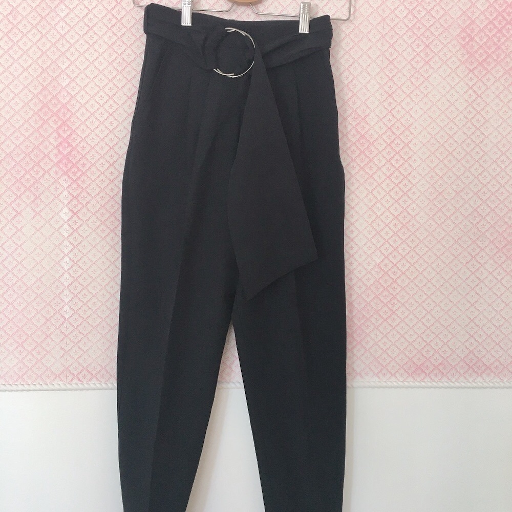 ULTRA HIGH WAIST BELTED PANT